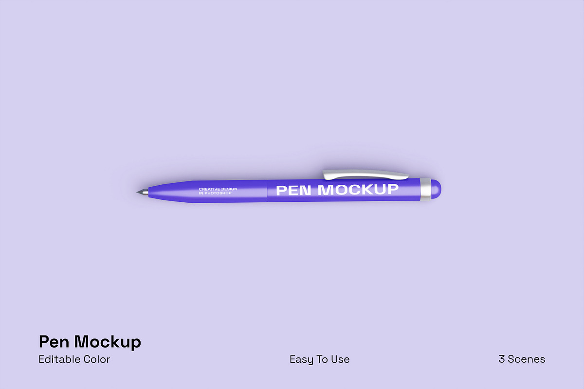 Pen Mockup, a Pens & Pencil Mockup by Unerispace (Photo 1 of 3)