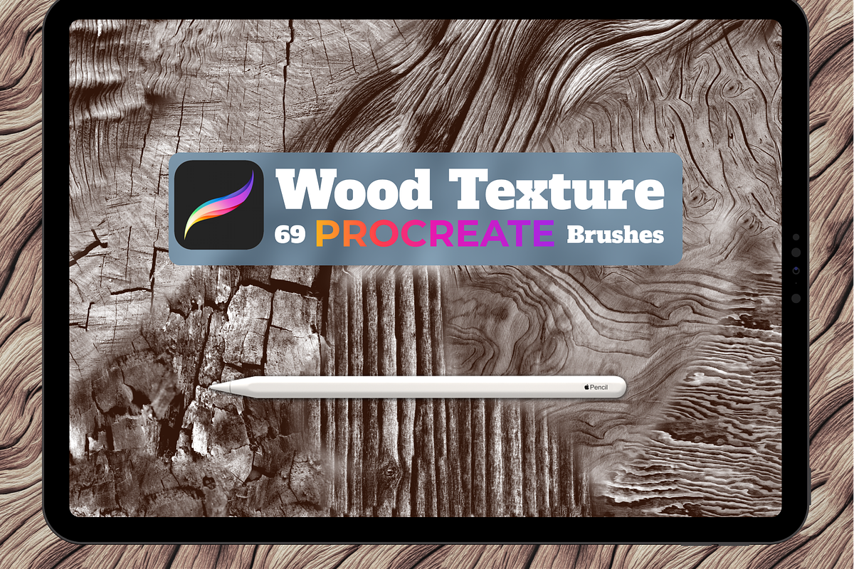Wood texture  for PROCREATE, a Brush Add-On by Graphics Resources (Photo 5 of 8)