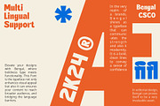 Bengal – Retro Font, a Sans Serif Font by Craft Supply Co. (Thumbnail 4 of 8)