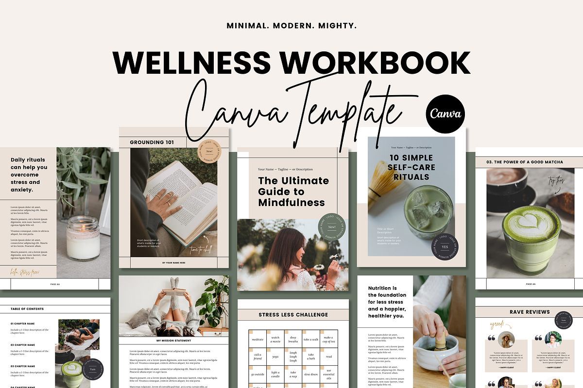 Olive | Canva Workbook Template, a Magazine Template by Erin Cassidy (Photo 1 of 10)