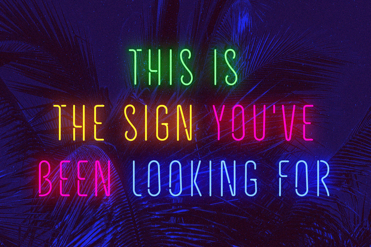 Retro Neon Font - Compressed Style preview 5