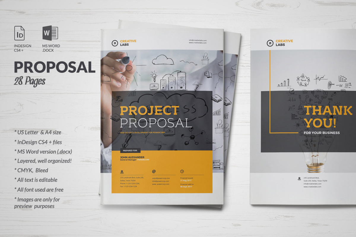 Proposal, a Brochure Template by Sabin (Photo 1 of 16)