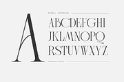 Roabla - Modern Ligature Font, a Serif Font by Nirmana Visual (Thumbnail 4 of 11)