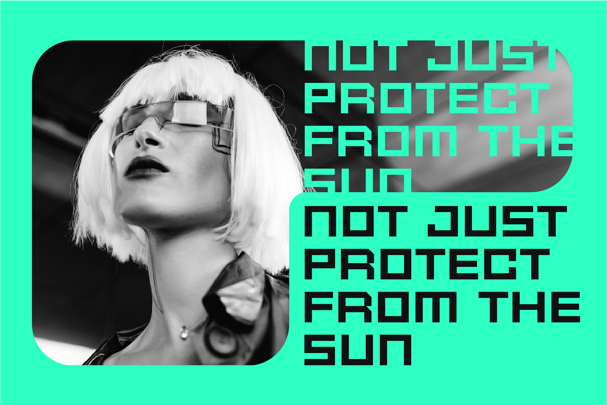 Hune-Blocky Sci-fi Logo Font, a Sans Serif Font by Ebad Designs (Photo 3 of 7)