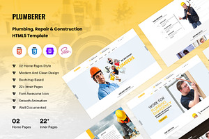 Repair & Construction HTML Template