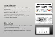 ATS Resume CV Word & Google Docs 19, a Resume Template by MrCam Template Resume|CV (Thumbnail 5 of 6)