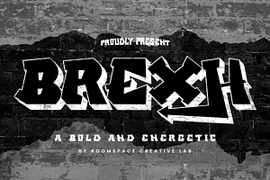 Brexh - Graffiti Sign Street, a Serif Font by roomspace creative lab