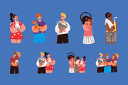 Person With Pet Illustration Set, a Person Illustration by studiogstock (Thumbnail 1 of 3)