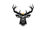 Artistic Geometric Deer Head Bundle, an Illustration by yasushie (Thumbnail 28 of 31)