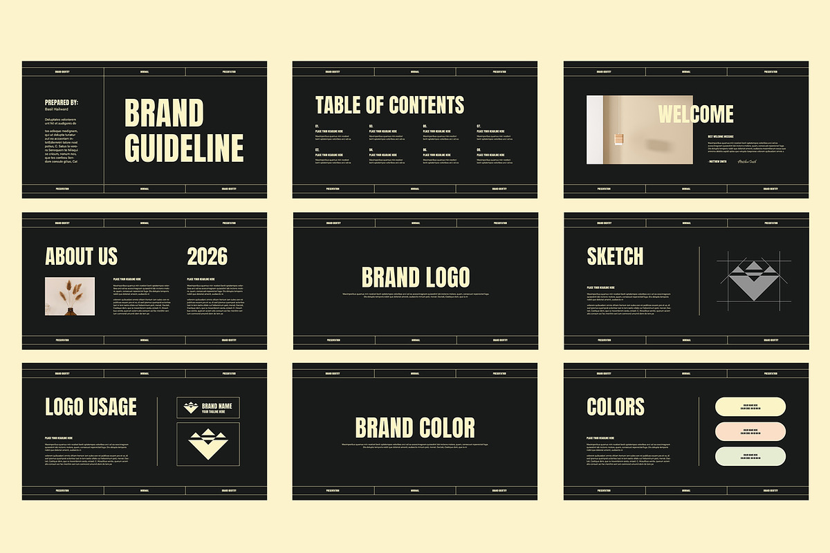 Brand Identity Guidelines Layout, a Presentation Template by ContestDesign (Photo 2 of 4)