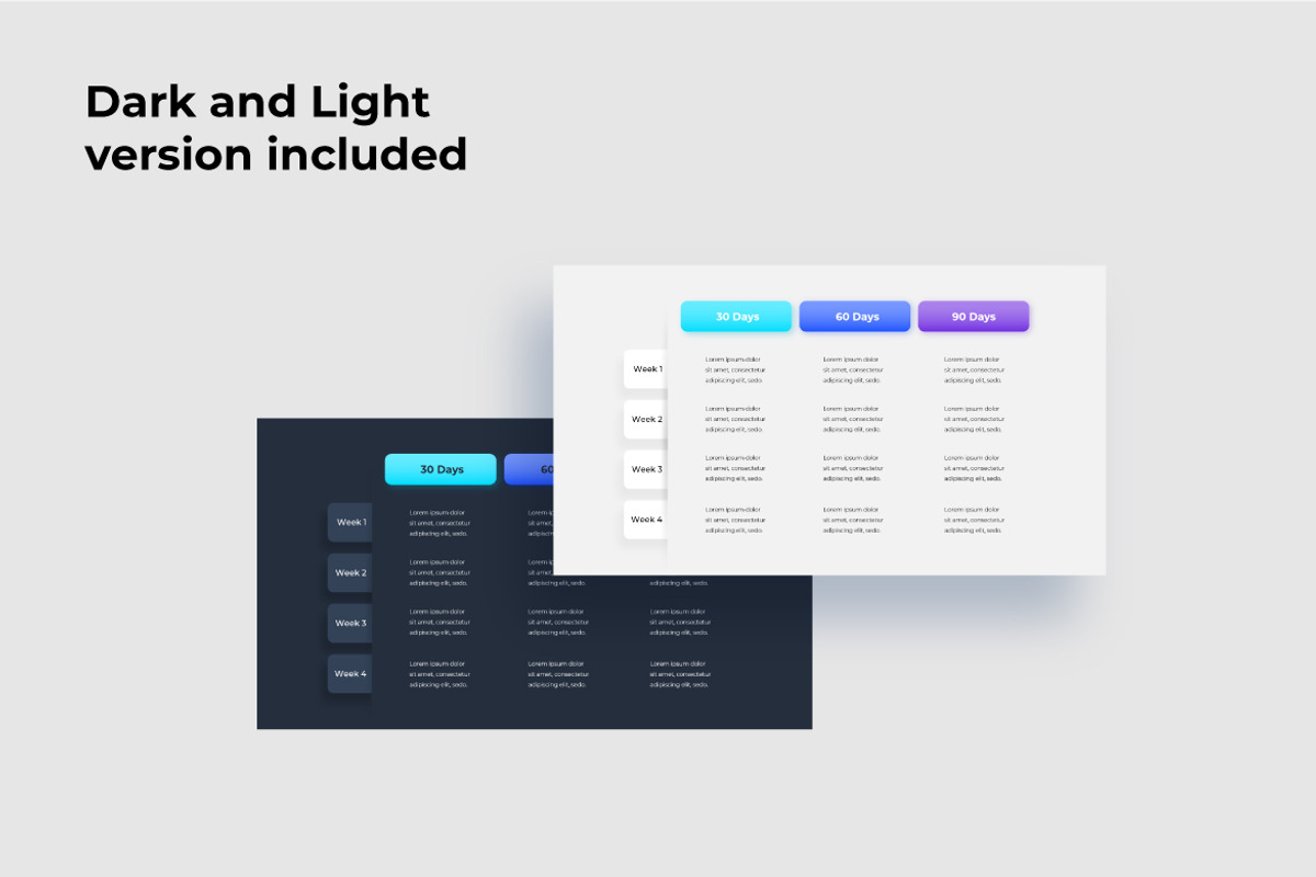30-60-90 Days Plan Presentation, a Presentation Template by Abert (Photo 5 of 10)