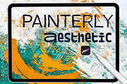 Painterly Aesthetic Procreate Bundle, a Brush Add-On by OlgaRom (Thumbnail 1 of 8)