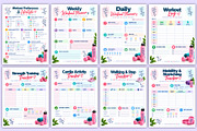 Beginner Fitness Journey Workbook, a Stationery Template by Mustafiz (Thumbnail 3 of 4)