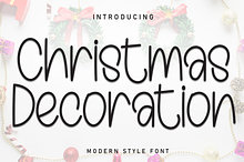 Christmas Decoration | Script Font