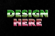 Retro Text & Logo Effect, a Layer Style Add-On by Design Squad (Thumbnail 6 of 6)