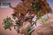 Subdivision&LowPoly fairy tree house, an Architecture 3D Model by Cute & 3D (Thumbnail 22 of 28)