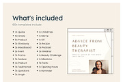 Natural Beauty Instagram Feed Canva, a Social Media Template by Cultive Creative (Thumbnail 4 of 13)