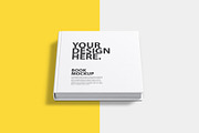 Square Book PSD Mockup, a Books & Magazine Mockup by GreatFruit (Thumbnail 3 of 6)