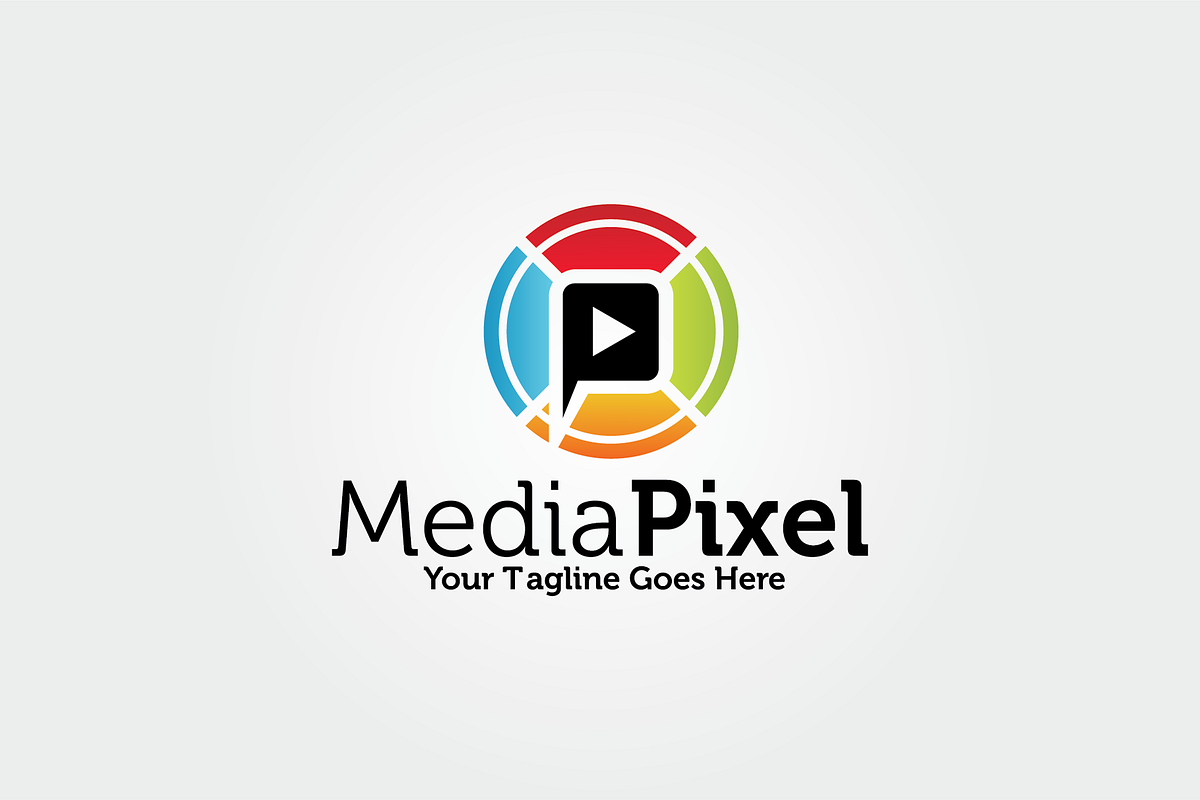 Media Pixels Logo, a Branding & Logo Template by REDVY CREATIVE