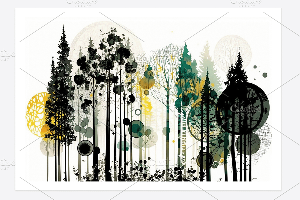 Fore Collection · The Forest, a Decorative Illustration by milatovar (Photo 5 of 14)