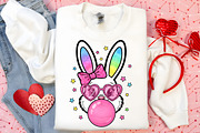Pink Glitter Easter Bunny Coquette, an Illustration by Canvas Craft (Thumbnail 4 of 6)
