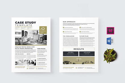 Case Study | MS Word & Indesign, a Brochure Template by design_hut