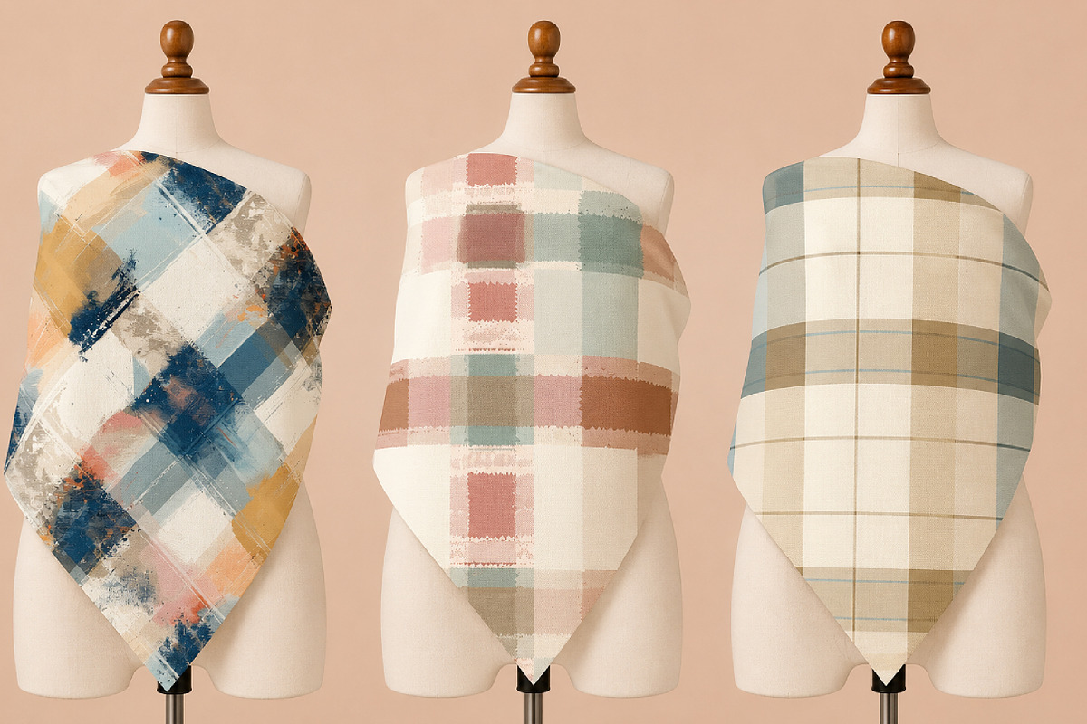 Plaid & Gingham Seamless Patterns, a Pattern Graphic by Canvas Craft (Photo 5 of 9)