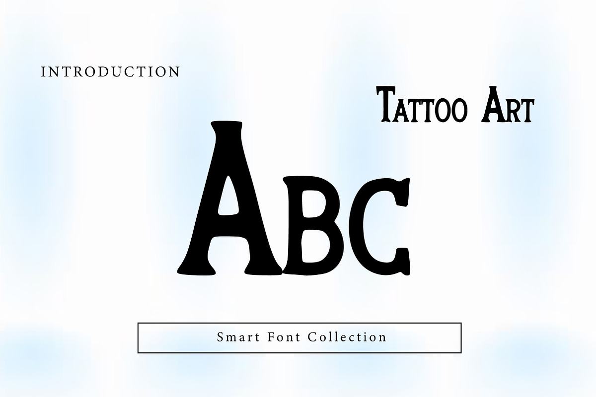 Tattoo Art, a Slab Serif Font by Wow Magic (Photo 2 of 3)
