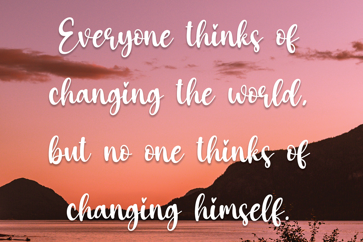 Sunlight | Script Font, a Script Font by Scratchones (Photo 4 of 8)