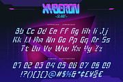 Xyberon, a Serif Font by Burntilldead (Thumbnail 4 of 12)