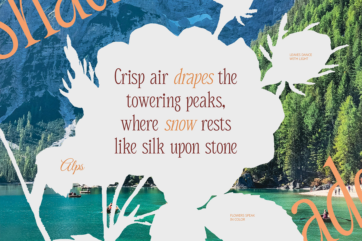 CS Alpine – Contemporary Font, a Serif Font by Craft Supply Co. (Photo 2 of 8)