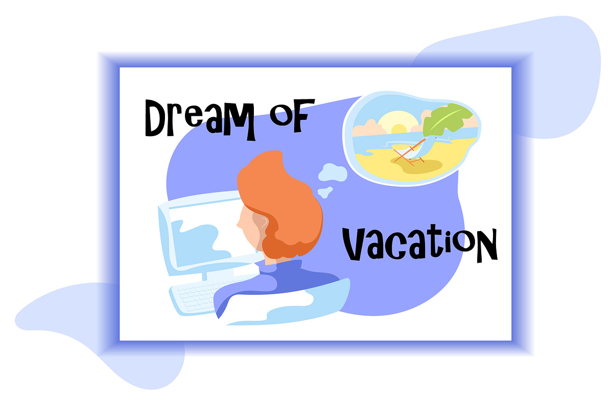 Traveling People Vector Illustration, a Person Illustration by RabbitAndPencil (Photo 2 of 7)