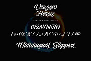 Dragon Heroes, a Script Font by Letterara (Thumbnail 11 of 13)