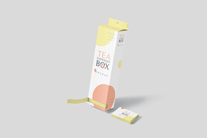 Tea Dispenser Box Mockup