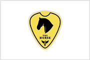 Guitar Pick with Horse Head Logo, a Branding & Logo Template by Atlantis X Nurman Arbai (Thumbnail 2 of 2)