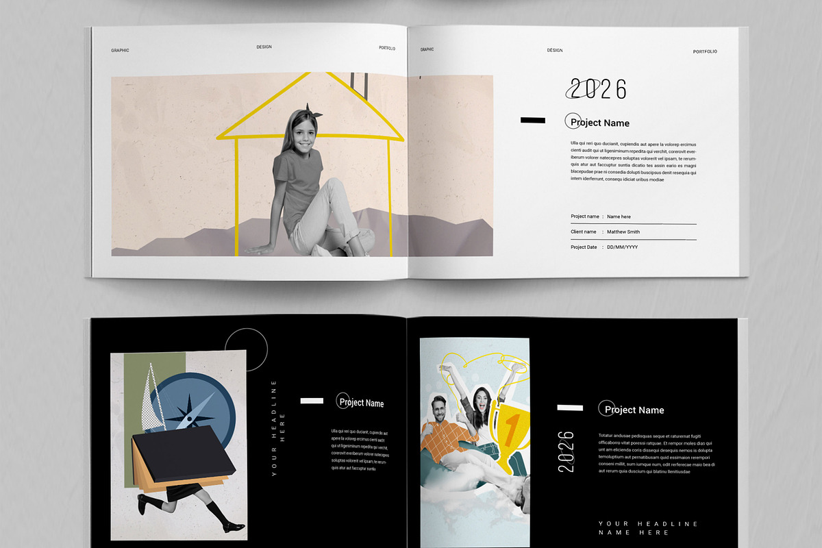 Graphic Design Portfolio Layout, a Brochure Template by ContestDesign (Photo 4 of 5)