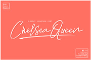Chelsea Queen || Elegant Signature, a Script Font by D&K Project (Thumbnail 1 of 18)