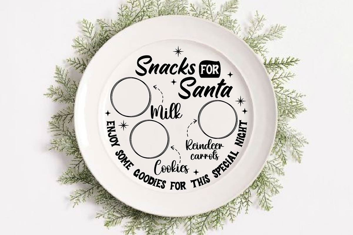 Christmas Santa Tray Svg Bundle, an Object Graphic by EllaMaiyaali (Photo 6 of 6)