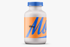 Pills Bottle Mockup