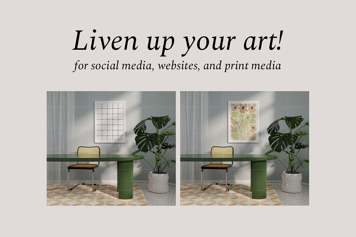 Frame Mockup Bundle SIENA, a Print Template by Bonumo (Photo 6 of 15)