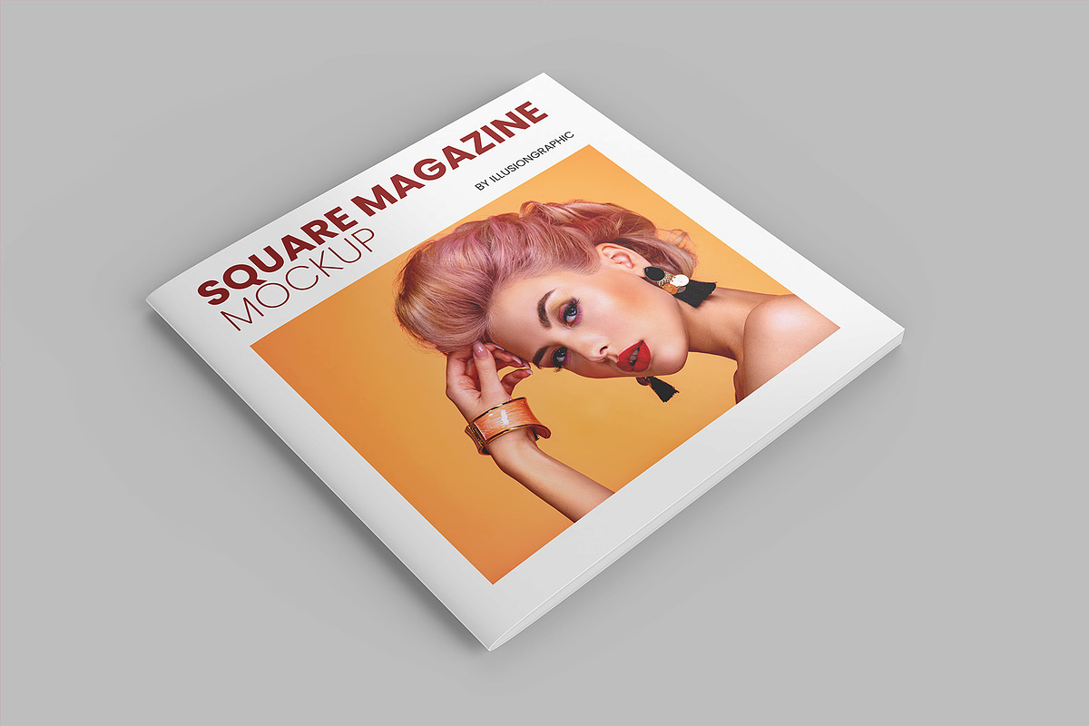 Square Catalog / Magazine Mockup, a Books & Magazine Mockup by Illusiongraphic (Photo 9 of 22)