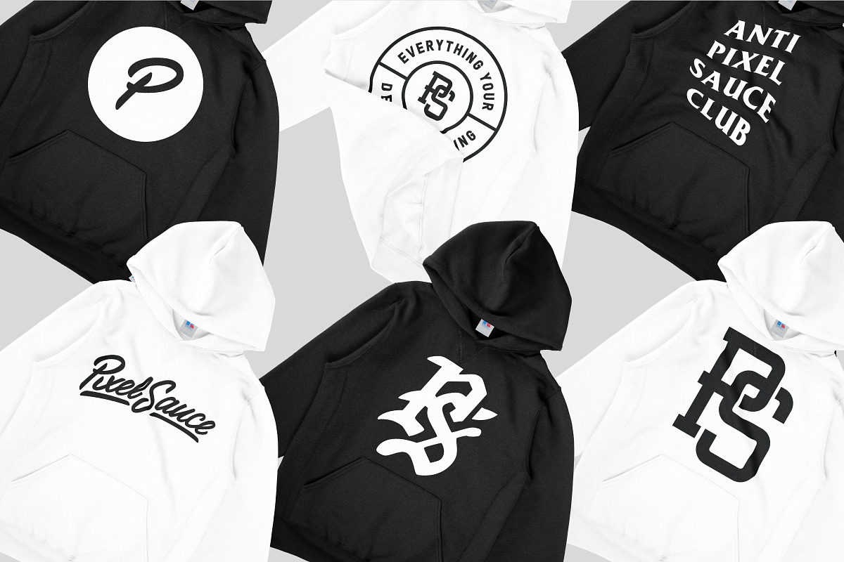 Russell Athletic 695HBM Hoodie, a Hoody Mockup by Pixel Sauce™ (Photo 2 of 6)