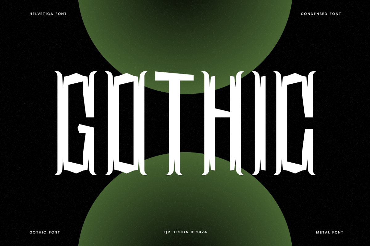 Sajicoz - Gothic & Blackletter Font, a Blackletter Font by QR Design Studio (Photo 2 of 6)