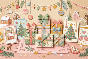 Christmas greeting card composition, a Holiday Photo by Imaginarium