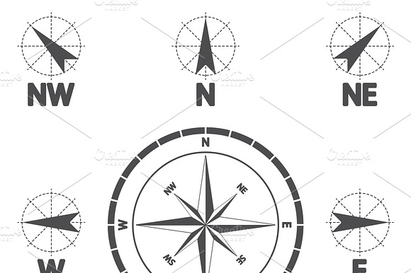 Compass Wind Rose.