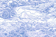 SUBLIME SCENERY. Seamless Bundle, a Texture Illustration by RefinedFantasyStudio (Thumbnail 8 of 9)