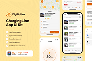 Charging Line - EV Charging Station, an UI Kit Template by Digibulbo (Thumbnail 1 of 8)