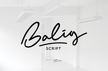 Balig Script -Elegant Signature Font