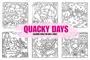 Quacky Days For Kids & Adults, a Seasonal Illustration by Coco Bloom