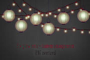 Paper lanterns clipart, an Object Graphic by Paper Farms (Thumbnail 2 of 14)